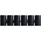 Ekena Millwork Premium 1 1/4" Barn Door Flat Track Extension Hardware for 2 1/4" Door, Dark Gray GB60015EXXDG - alternate 3